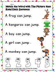 Kindergarten Word Activities 89